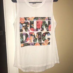 RUN DMC Floral tank